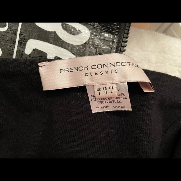 French Connection Striped Open Back Mini Dress US4 - Picture 4 of 4